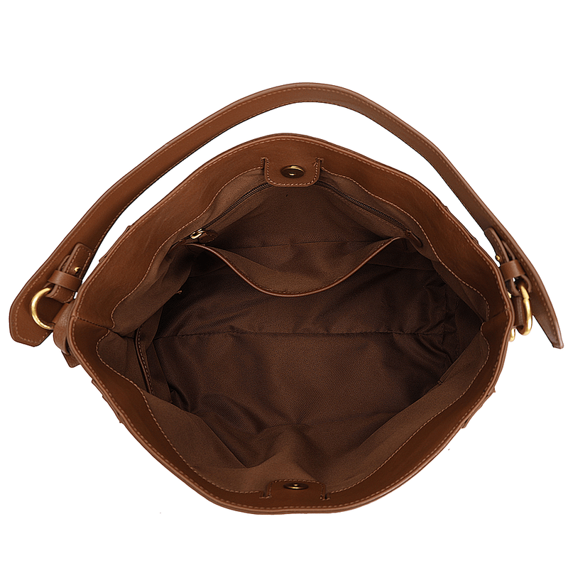 Bolsa Shopper  Couro Grande Alças - Linha Genuine Leather