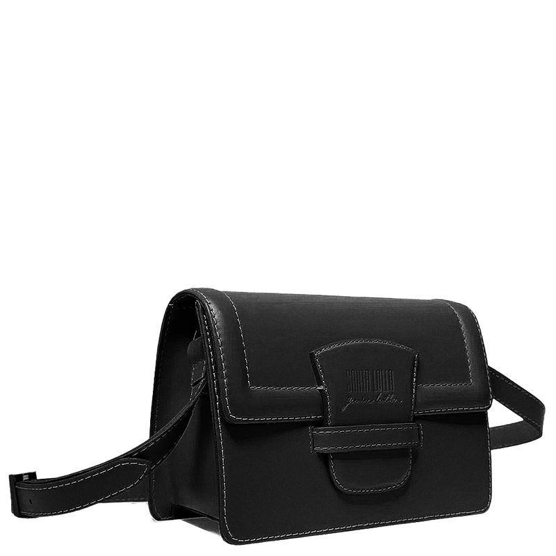 Bolsa Transversal Marrom Couro Pequena - Linha Genuine Leather