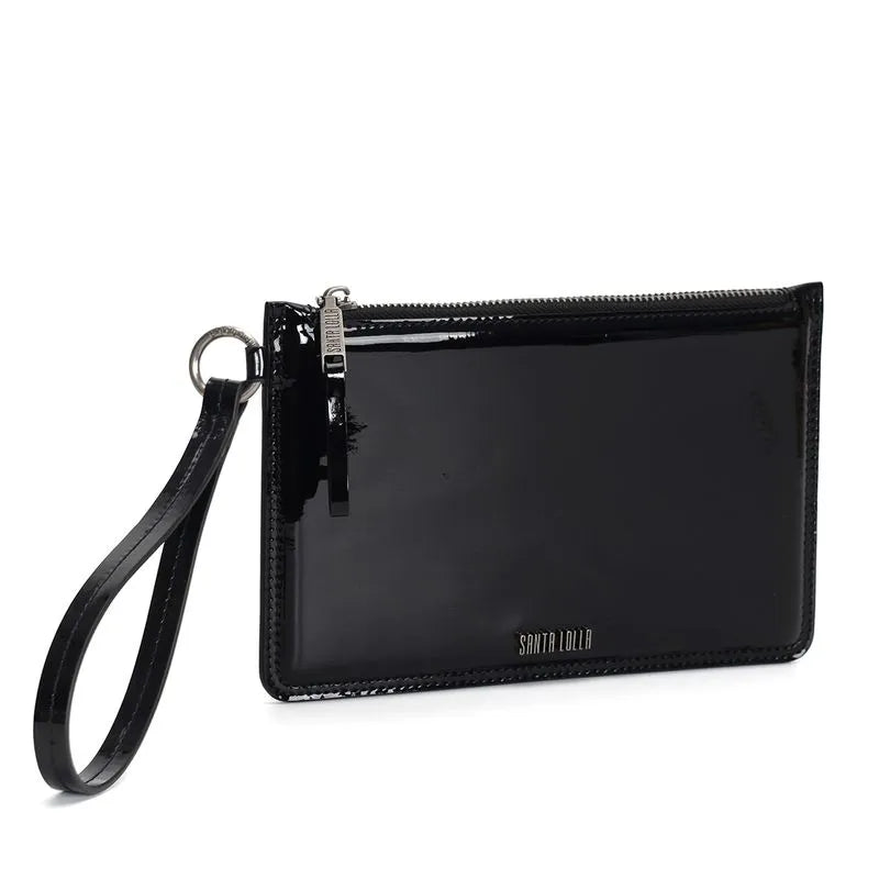 Clutch Verniz Preto