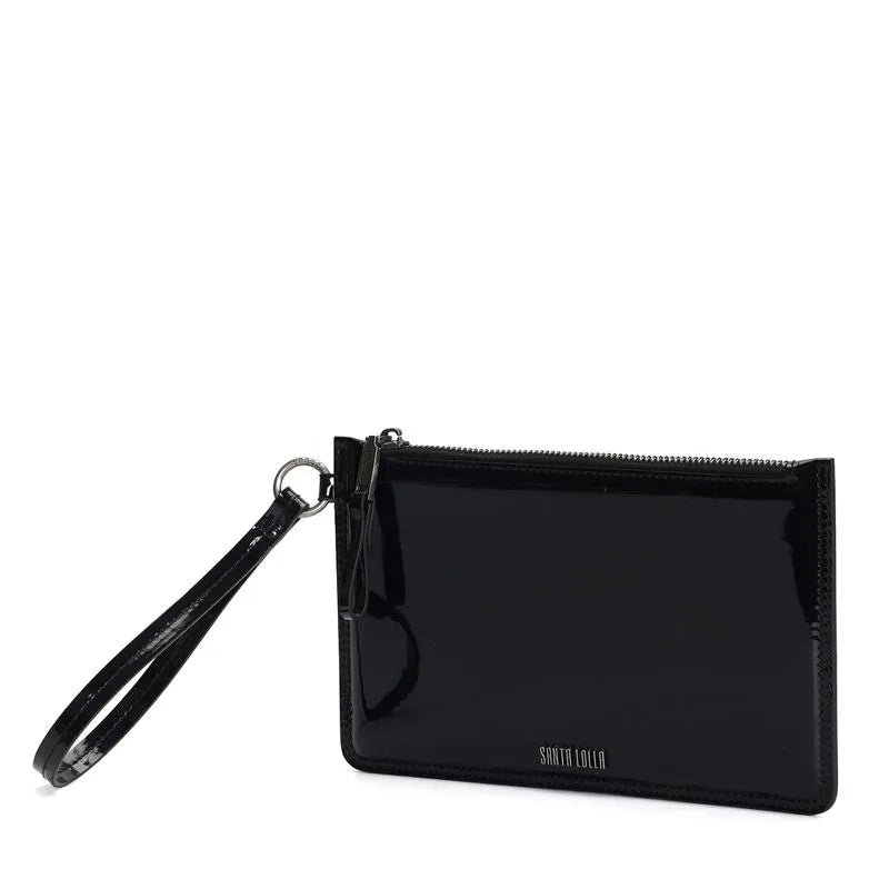 Clutch Verniz Preto