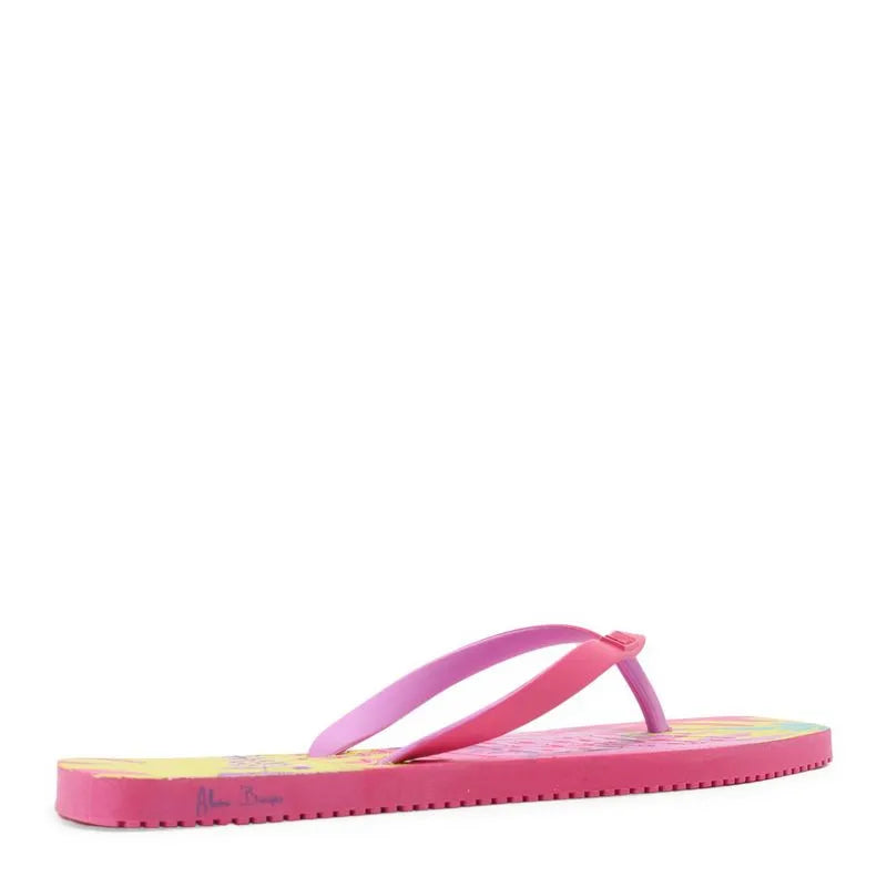 Flip Flop Borracha Rosa Neon