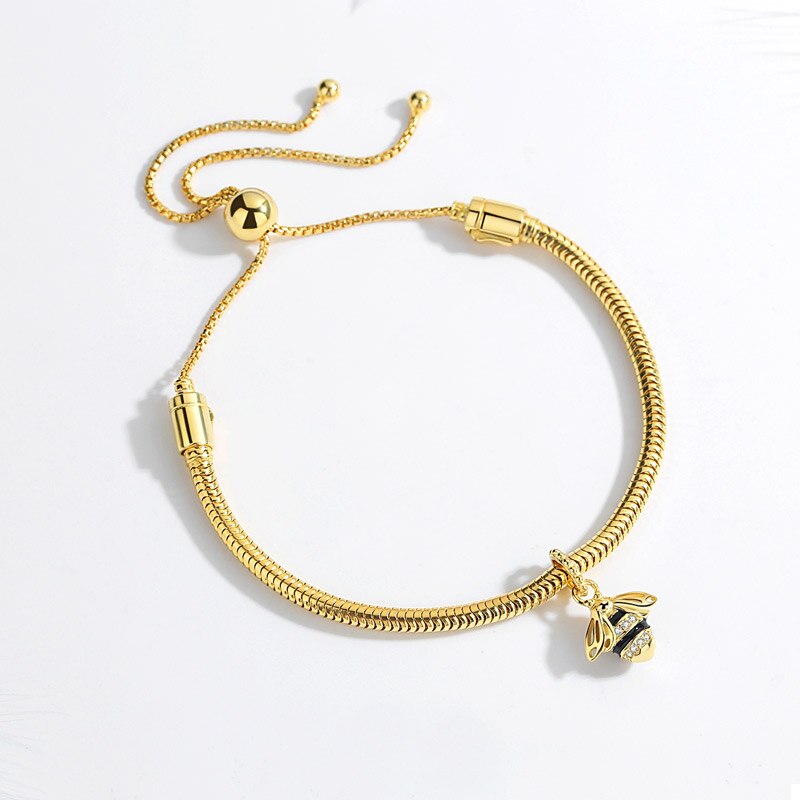 Pulseira Feminina Prata 925 Ajustável