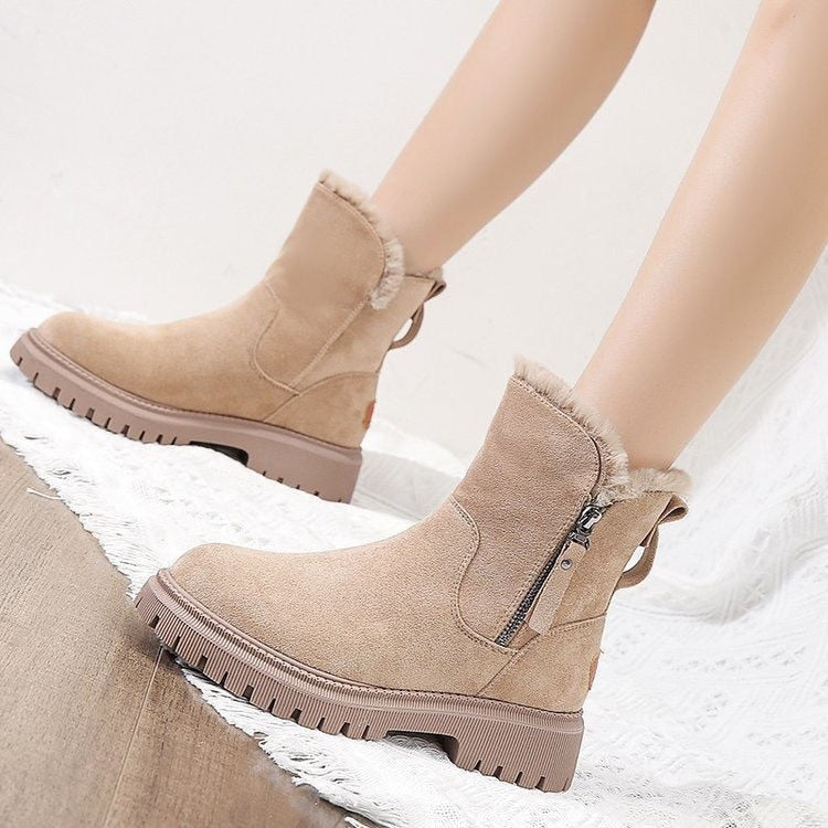 Bota Feminina de Inverno Aveludada Kelly