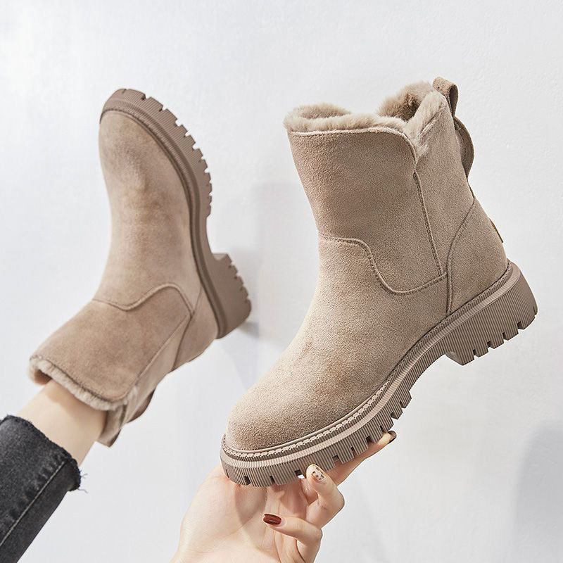 Bota Feminina de Inverno Aveludada Kelly