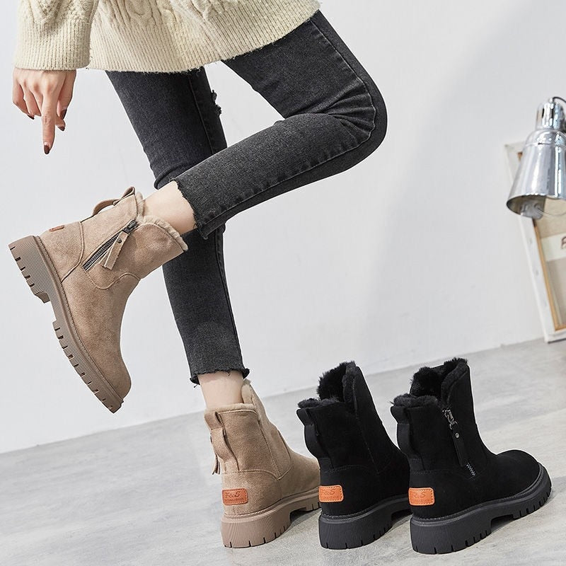 Bota Feminina de Inverno Aveludada Kelly